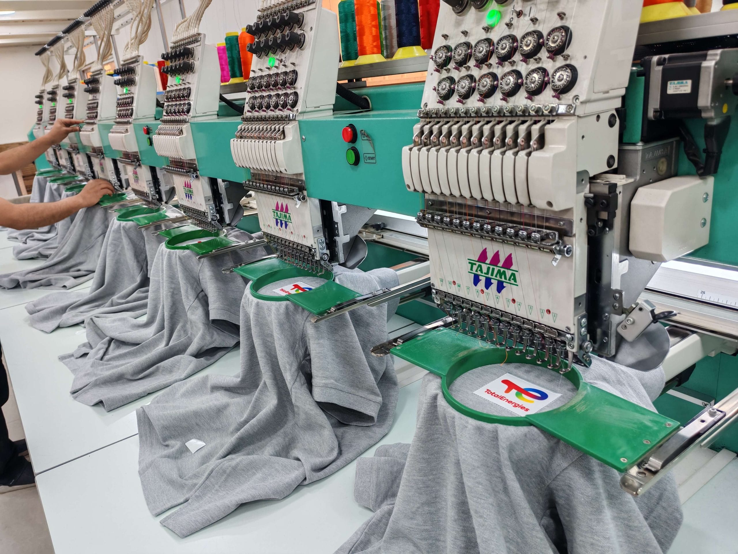 For embroidery